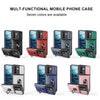 For Samsung Galaxy A56 5G Sliding Camshield TPU+PC Phone Case with Card Slot(Blue)