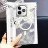 For iPhone 11 Pro Max Tinfoil Texture MagSafe PC Phone Case(Silver)