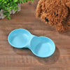 Candy Colour Double Pet Bowl - Cat & Small Dog