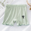 Girls Boxer Brief Safety Pants Modal Summer Shorts, Size: 100(Green)