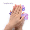 Magic Science Novelty Flying Butterfly Toy Magic Props(Blue + Violet)