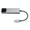 HY-601 6 in 1 USB Multi-Functional Sound Card USB + Audio 3.5 + 7.1CH / OPTICAL(Grey)