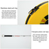 Jianda Fiber Leather Tape Measure Disc-shaped Hand-operated Soft Ruler Construction Site Measurement Ruler(50m)