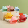Baby Anti-eating Hand Cover Boiled Silicone Soothing Teeth Stick(Transparent)