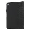 For Samsung Galaxy Tab S6 Lite SM-P610/T615 Rhombus Skin Feel Horizontal Flip Tablet Leather Case with Card Slots & Holder(Black)