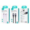 USAMS US-SJ635 U85 2m Type-C to 8 Pin PD30W Aluminum Alloy Fast Charging & Data Cable(Black)