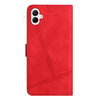 For Samsung Galaxy A06 4G Skin-feel Stitching Leather Phone Case(Red)