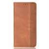 For Sony Xperia Ace II Magnetic Buckle Retro Crazy Horse Texture Horizontal Flip Leather Case with Holder & Card Slots & Photo Frame(Brown)