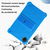 For TCL Tab 8 Gen 2 Shockproof Silicone Tablet Protective Case With Holder(Black)