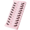 10pairs /Box Half False Eyelashes With Transparent Stems Natura Extension Lashes Y1009