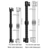 Telescopic Car Phone Mount Extension Arm Double Jointed Swivel Carbon Fiber Bracket Connecting Rod, Model: 235-335mm For 25.4mm Ball Head
