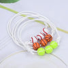 10 PCS Basketball Baseball Adjustable Braided Wire Bracelet(21)