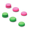 Left + Right Gamepad Rocker Cap Button Cover for Switch(Green+Red)