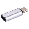 8 Pin Female to USB-C / Type-C Male Metal Shell Adapter(Silver)