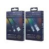 REMAX RC-152I 1m 2.4A USB to 8 Pin Colorful Breathing Data Cable(Black)