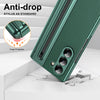 For Samsung Galaxy Z Fold6 Integrated PC + PU Phone Case with Pen / Pen Box(Green)