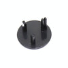 UK 3-Hole Baby Socket Protection Cover, Style: Round Black