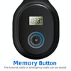 A8 Charging Version Portable Digital Display FM Headphone(Black)