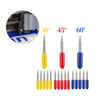 15 PCS Roland Wood Trick Knife Universal Engraving Knife(45 Degrees)