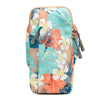 B228 Large Running Mobile Phone Arm Bag Sports Mobile Phone Arm Sleeve Wrap Bag(Flower Gray)