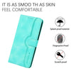For Xiaomi Redmi K70 Heart Pattern Skin Feel Leather Phone Case(Light Blue)