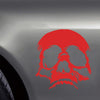D-774 Evil Skull Pattern Car Modified Decorative Sticker(Red)