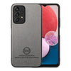 For Samsung Galaxy A13 4G Twill Fabric Leather Skin Back Phone Case(Gray)