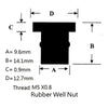20 in 1 M5 Universal Motorcycle Windshield Brass Nuts