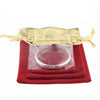 Velvet Bag Jewelry Storage Bag Christmas New Year Holiday Blessing Bag, Size:12x15cm(Red)