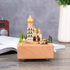 Christian Auditorium Shape Home Decor Originality  Wooden Musical  Boxes