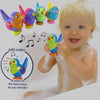 Bird Shape Whistle Kids Music Instrumental Bath Toy Baby Educational Toys(Blue)
