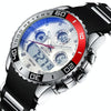 STRYVE S8023 Sports Watch Nights Light Waterproof Timing Alarm Men Watch(Blue)