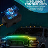 Car LED Streamer Phantom Running Lights Voice-Controlled Rhythmic Atmosphere Light With Turn Signals, Length: G15 1.5m APP