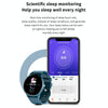 ZL02 1.28 inch Touch Screen IP67 Waterproof Smart Watch, Support Blood Pressure Monitoring / Sleep Monitoring / Heart Rate Monitoring(Blue)