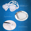 JIEJIA J8170 Large Frame Adult Waterproof and Anti-fog Swimming Glasses(Pink Transparent)