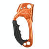 XINDA TP-8606 Outdoor Rock Climbing Aerial Work Anti-fall Handheld Rope Gripper for 8-12mm Diameter Rope left(Orange)