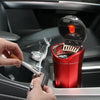 N12E Car Creative Ashtray Solar Power With Light And Cover With Cigarette Liighter (Blue)