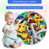 1000 in 1 Intelligent Toys DIY ABS Material Building Blocks with 4 Random Toy Persons, Random Color Delivery