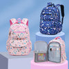 Large Capacity Waterproof Large Opening Children Schoolbag, Size: L (Purple)