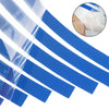 Motorcycle Rim Stickers Personality Wheels Modified Decals(Blue)