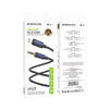 Borofone BL20 True Sound AUX Silicone Audio Cable, 3.5mm to  8 Pin Cable(White)