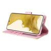 For Samsung Galaxy S23+ 5G Bronzing Painting RFID Leather Phone Case(Yellow Daisy)