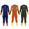 DIVE & SAIL M150501K Children Warm Swimsuit 2.5mm One-piece Wetsuit Long-sleeved Cold-proof Snorkeling Surfing Anti-jellyfish Suit, Size: XXL(Orange)
