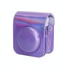 For FUJIFILM instax mini 12 Laser Full Body Leather Case Camera Bag with Strap(Purple)