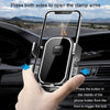 Car Air Outlet Hook Firmly Navigation Mobile Phone Holder(Mirror Black)