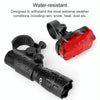 5W Mountain Bike Headlight Charging Zoom Glare Waterproof Flashlight Set Car Headlight + Taillight (Set Five)