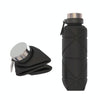 700ml Outdoor Silicone Folding Water Cup Telescopic Water Bottle Travel Drinking Cup With Carabiner(Black)