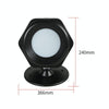 JSK-C38 Rechargeable Double Side Lighted Magnetic Wall Lamp Remote Control Night Light(Black)