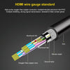 18cm 19 Pin Female to Female HDMI Cable(Black)