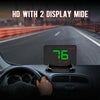 HUD GPS Speedometer: 3.5" Car Head Up Display, Green